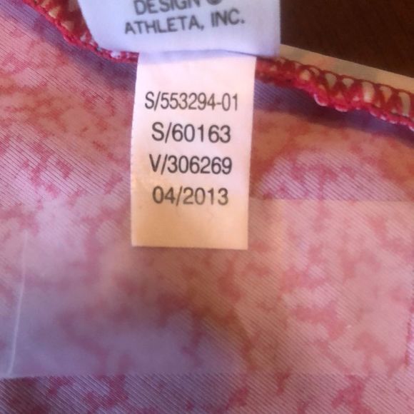 Athleta Salina Montego Swim dress  / XXsmall / hot pink/ razor back with tie - Picture 11 of 12